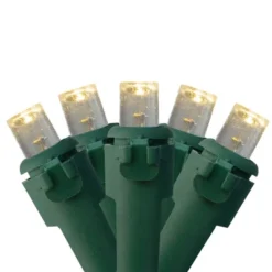 Northlight LED Wide Angle Christmas Lights - Warm White - 75.75' Green Wire - 300ct