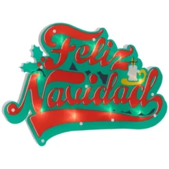 Northlight 18" Lighted 'Feliz Navidad' Christmas Window Silhouette -Holiday Decoration Store GUEST 00f65e59 3aa3 4a7b 8789 96c934111d3e