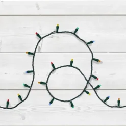 Northlight 200 Multi-Color LED Wide Angle Christmas Lights, 49ft Green Wire