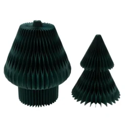 Northlight Tall Accordion Honeycomb Foldable Paper Christmas Tree - 4' - Dark Green -Holiday Decoration Store GUEST 0264479f 3057 4389 ad67 042a21635b9d