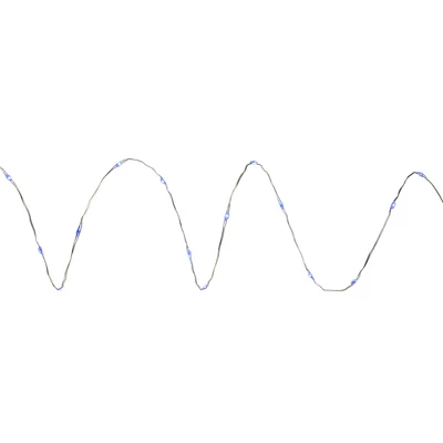 Northlight 50-Count Blue LED Micro Fairy Christmas Lights - 16ft, Copper Wire 3 Northlight 50-Count Blue LED Micro Fairy Christmas Lights - 16ft, Copper Wire - Image 3