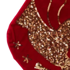 Northlight Reindeer And Snowflake Sequin Christmas Stockings - 20" - Red And White - Set Of 2 -Holiday Decoration Store GUEST 02d912ba 6cfb 4405 8e6a f85d6ecef20d