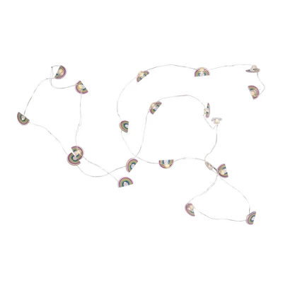 Northlight LED Rainbow Fairy Lights - Warm White - 2.75' Silver Wire - 10ct 3 Northlight LED Rainbow Fairy Lights - Warm White - 2.75' Silver Wire - 10ct - Image 3