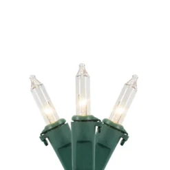 Northlight Incandescent Mini Christmas Light Set - Clear - 92' Green Wire - 450ct