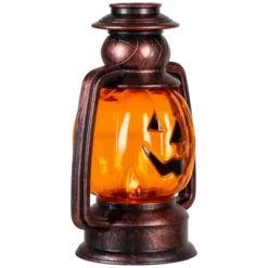 Northlight 16.5" Halloween Flickering Pumpkin Lantern Pathway Markers 3ct - Orange/Black -Holiday Decoration Store GUEST 06afd1a1 12f2 4438 921d f7e3d3ae786e