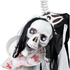 Northlight LED Lighted And Animated Skeleton Maid Head-in-Hand Halloween Figure - 57" 15 Northlight LED Lighted And Animated Skeleton Maid Head-in-Hand Halloween Figure - 57" -Holiday Decoration Store GUEST 07355351 734d 4bcc 8495 dce59a0cf9d4