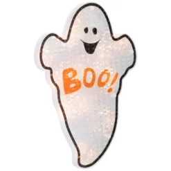 Northlight Lighted Holographic Boo Ghost Halloween Window Decoration - 12" -Holiday Decoration Store GUEST 07a2e6fa 2be0 497e af73 8f4ae714c7d6