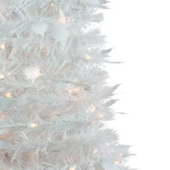Northlight 6' Pre-Lit White Tinsel Pop-Up Artificial Christmas Tree, Clear Lights -Holiday Decoration Store GUEST 082d8141 c44e 49a3 ab65 ac3ba4840c12