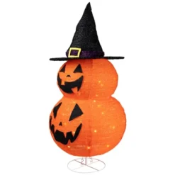 Northlight LED Lighted Jack-O-Lanterns In Witch's Hat Outdoor Halloween Decoration - 34" -Holiday Decoration Store GUEST 08bb30bd 19c9 428e 92b7 4681c1cb20cf