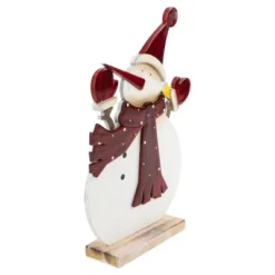 Northlight Glossy Snowman In Red Scarf And Mittens Christmas Decoration - 12" -Holiday Decoration Store GUEST 096f9977 7a62 4859 b927 b8f6b4c833e9