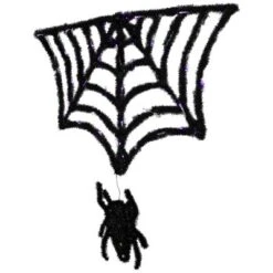 Northlight Lighted Spider And Web Halloween Decoration - 36" - Black - Purple LED Lights -Holiday Decoration Store GUEST 097a803c 6714 4864 a5a2 d4f0c40a7b67