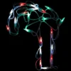 Northlight LED Candy Cane Window Silhouette Christmas Decoration - 12" - Multicolor Lights