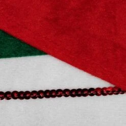 Northlight 18" Red And Green Velvet Sequin Stripe Christmas Stocking -Holiday Decoration Store GUEST 0b20c407 c7ac 4b8c 817d d8752827b4f4