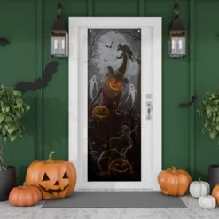 Northlight Jack O' Lantern In Graveyard Halloween Door Decoration - 70.75" -Holiday Decoration Store GUEST 0b8e2d53 3a2f 42ac 97d7 3722f181f758