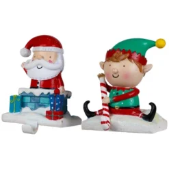 Northlight Santa And Elf Christmas Stocking Holders - 5" - Set Of 2 -Holiday Decoration Store GUEST 0c249a5c aede 4dc2 b9c2 c8a31b38a698