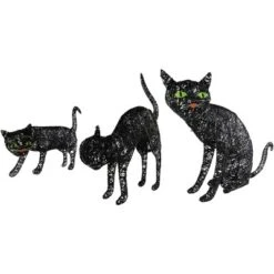 Northlight LED Lighted Black Cat Family Outdoor Halloween Decorations - 27.5" - Set Of 3 -Holiday Decoration Store GUEST 0c76f15a 7ab6 4931 a529 a4928401d073