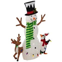 Northlight 3D LED Lighted Snowman And Penguin Outdoor Christmas Decoration - 48" - Warm White -Holiday Decoration Store GUEST 0ee88143 82fb 43fa a2bb 1af55cb8c419