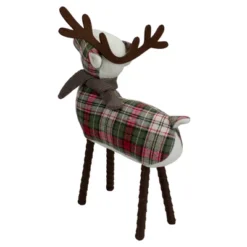 Northlight Standing Plaid Reindeer Christmas Decoration - 13.5" - Red, Green And Brown -Holiday Decoration Store GUEST 0f001da7 c4f6 4014 b6f1 4ca7050520fd