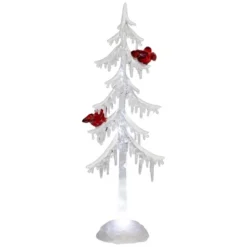 Northlight LED Lighted Acrylic Icicle Tree With Cardinals Christmas Decoration - 14" -Holiday Decoration Store GUEST 0f83b288 ae00 4d00 9f0b e0cf7ee523a0
