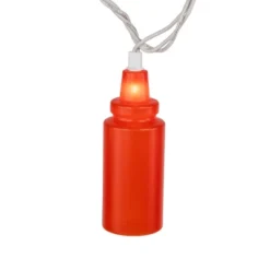 Northlight Ketchup And Mustard Squeeze Bottles Patio Light Set - 6' White Wire - 10ct -Holiday Decoration Store GUEST 12484ebd 2519 4baf b9c2 9ffcda333b99