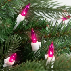 Northlight Mini Incandescent Christmas Lights - Pink - 7' White Wire - 35ct -Holiday Decoration Store GUEST 12876c83 a9dc 41a8 940f 48b0fb367daf 1