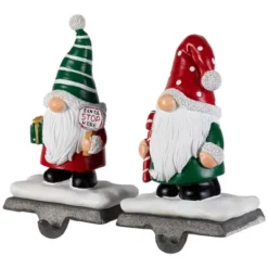 Northlight Santa Gnomes Christmas Stocking Holders - 6.25" - Set Of 2 8 Northlight Santa Gnomes Christmas Stocking Holders - 6.25" - Set Of 2 -Holiday Decoration Store GUEST 129ef8a2 b612 4dc6 9d40 b1bece9ddb8b