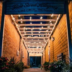 Northlight Edison Glass Indoor Outdoor Patio Light Set - Clear - 9' Green Wire - 10ct