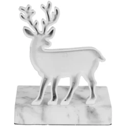 Northlight Marbled Standing Deer Christmas Stocking Holder - 7.5" - White And Black 9 Northlight Marbled Standing Deer Christmas Stocking Holder - 7.5" - White And Black -Holiday Decoration Store GUEST 1328ee4e 6cbd 4c49 bd2a 4073f1b0e909