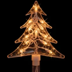 Northlight Lighted Tree Christmas Outdoor Pathway Markers - 26.5" - Set Of 4 -Holiday Decoration Store GUEST 14b3076e fe9d 48cf 8de8 478cfb5d595b