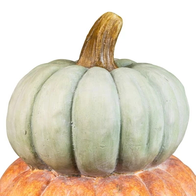 Northlight Tri-Color Pumpkin Stack Fall Harvest Decoration - 19" 5 Northlight Tri-Color Pumpkin Stack Fall Harvest Decoration - 19" - Image 5