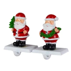 Northlight Santa Claus Christmas Stocking Holders - 4.75" - Set Of 2 8 Northlight Santa Claus Christmas Stocking Holders - 4.75" - Set Of 2 -Holiday Decoration Store GUEST 1808e738 f0d8 4b79 b57a 2a4e6001793b