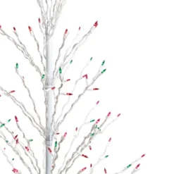 Northlight 4' Prelit Artificial Christmas Tree White Lighted Cascade Twig Outdoor Decoration - Multi-Color Lights -Holiday Decoration Store GUEST 1867acda 32f6 4e31 b3ba eb5b24bab5bf