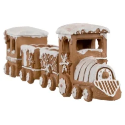 Northlight Frosted Snowflake Gingerbread Train Christmas Decoration - 5.5" - 4-Piece -Holiday Decoration Store GUEST 1a3fee8d 8a43 40ca 9e30 980eb60fa181
