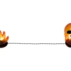Northlight LED Lighted Skull And Hands Outdoor Halloween Decoration - 4' Black Wire - Orange -Holiday Decoration Store GUEST 1b019621 34ca 4416 a553 42a6a60b9e98