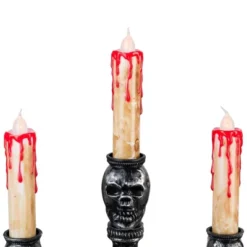 Northlight Antique-Style Skull Trio Flickering Halloween Candelabra - 13.75" - Amber Lights 13 Northlight Antique-Style Skull Trio Flickering Halloween Candelabra - 13.75" - Amber Lights -Holiday Decoration Store GUEST 1c2afa8a d271 4f29 b3f3 73d36994ea82