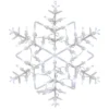 Northlight 18" White LED Lighted Snowflake Christmas Window Silhouette