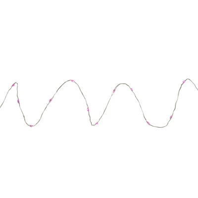 Northlight 100-Count Pink LED Micro Fairy Christmas Lights, 16ft Copper Wire 3 Northlight 100-Count Pink LED Micro Fairy Christmas Lights, 16ft Copper Wire - Image 3