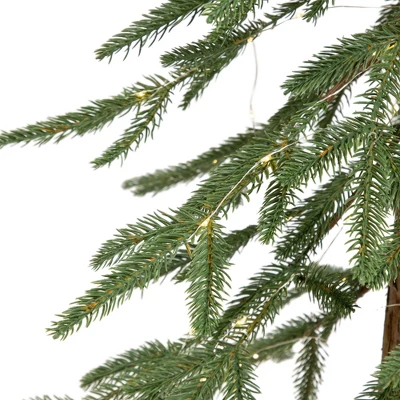 Northlight Pre-Lit Medium Alpine Artificial Christmas Tree - 4' - Clear LED Lights 8 Northlight Pre-Lit Medium Alpine Artificial Christmas Tree - 4' - Clear LED Lights - Image 8