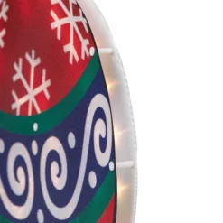 Northlight 19.5" Lighted Red Christmas Ornament Window Silhouette -Holiday Decoration Store GUEST 1f745b8c e75d 43cb 8c1b ae7083f11adc