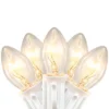 Northlight C7 Christmas String Lights - Clear - 24' White Wire - 25ct