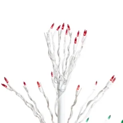 Northlight 4' Prelit Artificial Christmas Tree White Lighted Cascade Twig Outdoor Decoration - Multi-Color Lights -Holiday Decoration Store GUEST 2035e7b3 e335 449b b83c dcf5bde52dfc