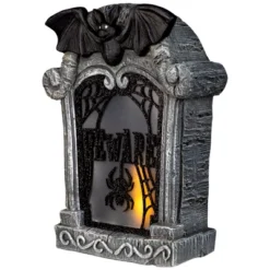 Northlight Lighted Flickering Beware Gravestone Halloween Decoration - 13.5" - LED Orange Light -Holiday Decoration Store GUEST 217417b6 d332 4368 8028 ab857ac5a136