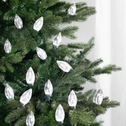 Northlight 25ct LED C9 Christmas String Lights Pure White - 16' Green Wire 7 Northlight 25ct LED C9 Christmas String Lights Pure White - 16' Green Wire -Holiday Decoration Store GUEST 23324b25 03f6 4533 b728 4131496b2d9d