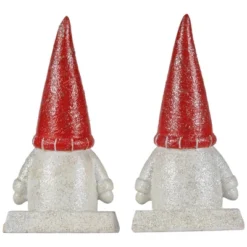 Northlight Glittered Gnome Christmas Stocking Holders - 8.25" - Set Of 2 -Holiday Decoration Store GUEST 248a5763 d48c 4853 9c92 a2a02ffcc131