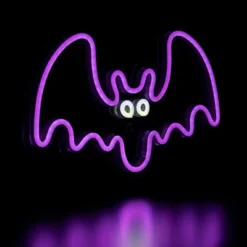 Northlight LED Bat Neon Lighted Halloween Wall Or Window Decoration - 15" - Purple -Holiday Decoration Store GUEST 260e7569 153e 402f 88e7 a9193a1deb46