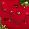 Northlight 50ct LED Wide Angle Christmas Lights Warm White - 16.25' Brown Wire