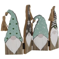 Northlight Wooden Gnomes Hinged Christmas Decoration - 10.75" -Holiday Decoration Store GUEST 2706329a 4433 42ab 853e a5dd1e417d00
