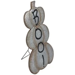 Northlight Boo! Stacked Pumpkins Metal Halloween Porch Sign - 28" - Silver 13 Northlight Boo! Stacked Pumpkins Metal Halloween Porch Sign - 28" - Silver -Holiday Decoration Store GUEST 29d3c89c e5c1 4662 b4a7 ecf52124682b