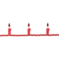 Northlight Mini Christmas Light Set - Clear With Red Tips - 20.25' Red Wire - 100ct 9 Northlight Mini Christmas Light Set - Clear With Red Tips - 20.25' Red Wire - 100ct -Holiday Decoration Store GUEST 2a4f3872 8555 47b1 8b39 2f53cb7575e4