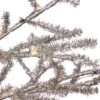 Northlight 3' Pre-Lit LED Silver Tinsel Twig Artificial Christmas Tree - Clear Lights